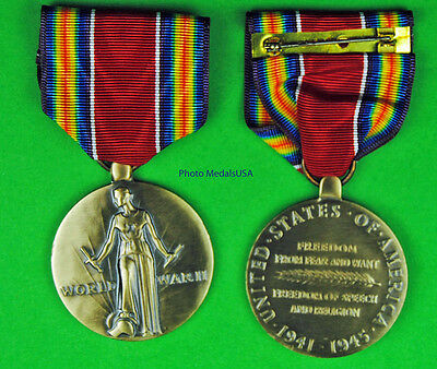 U.S. WWII Victory Medal - Full size made in USA - World War Two - WW2 - WWIIVM