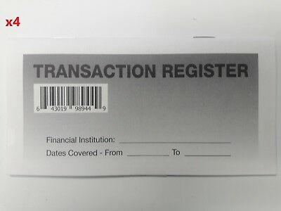 4 - Checkbook Transaction Registers - 2021-23 Calendar - Check Book Bank