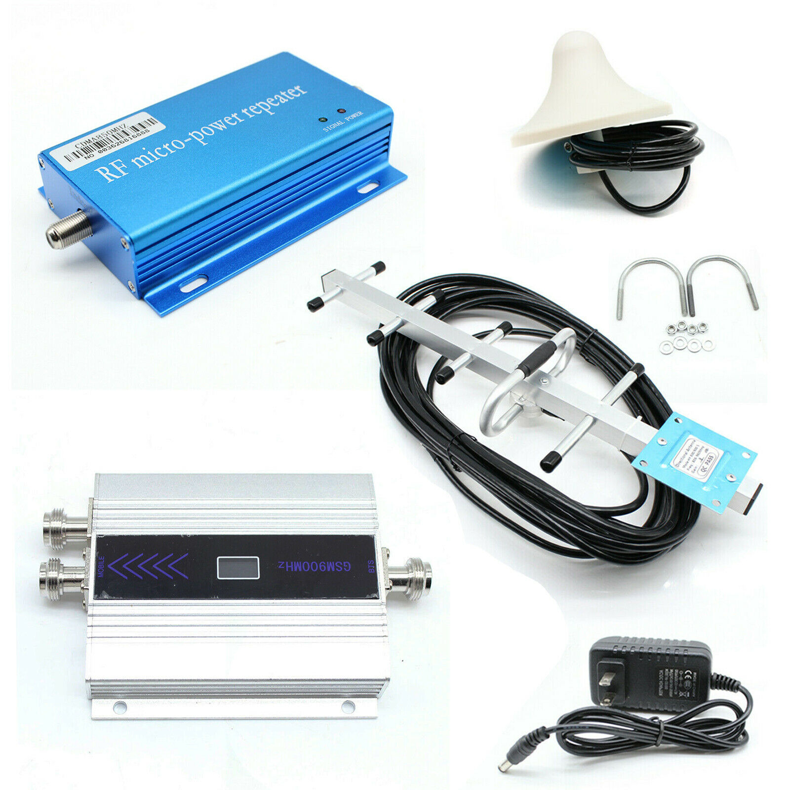 Mobile Cell Phone Signal Booster 3G 4G CDMA 850MHz GSM 900MHz Amplifier Repeater