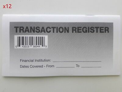 12 - Checkbook Transaction Registers - 2021-23 Calendar - Check Book Bank