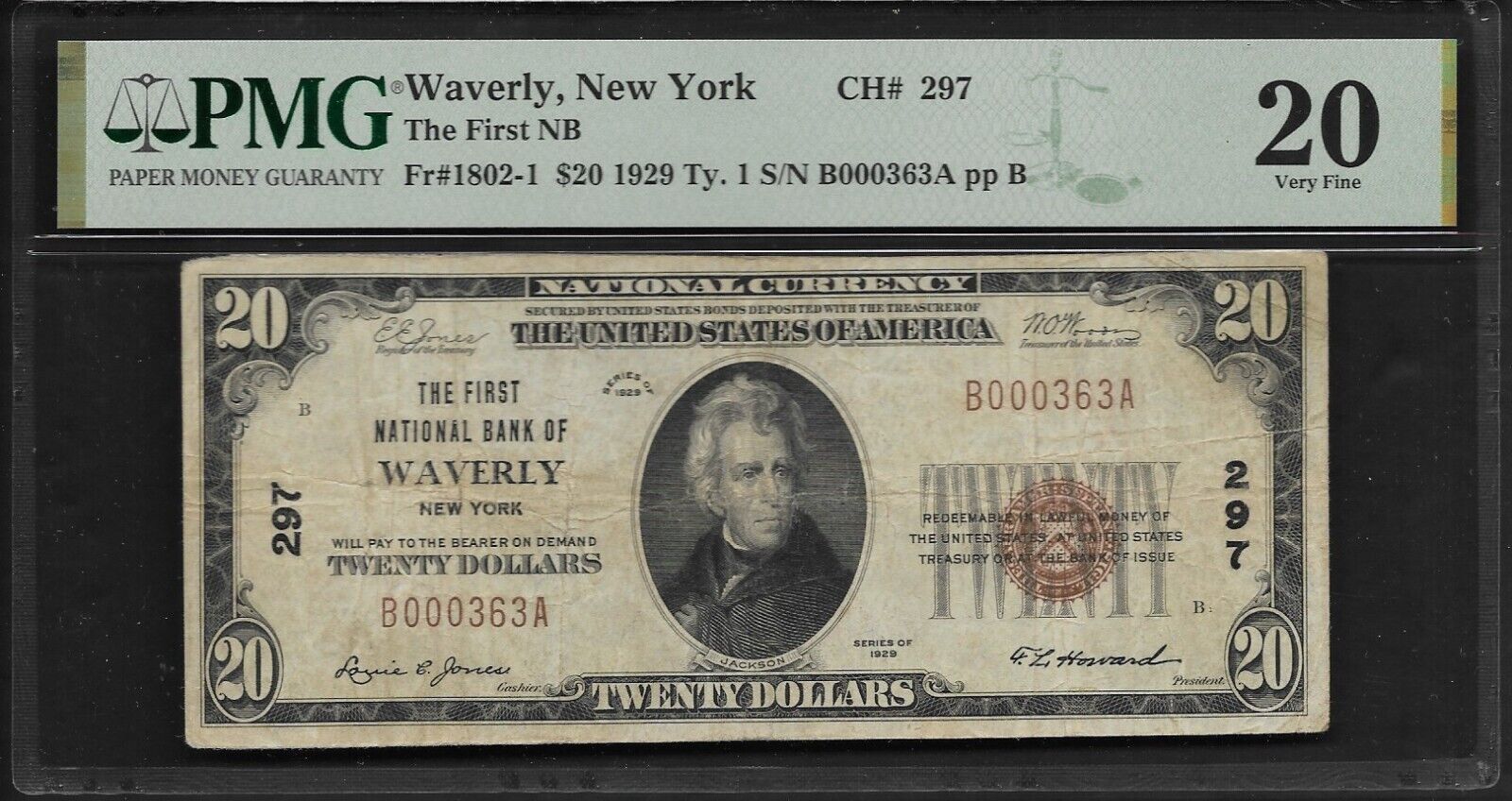 Waverly New York National Bank Note, series 1929, PMG Very Fine